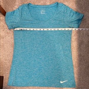 Nike Women's Heathered Blue Short Sleeve Tee